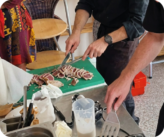 Cuisiner le miel avec un chef